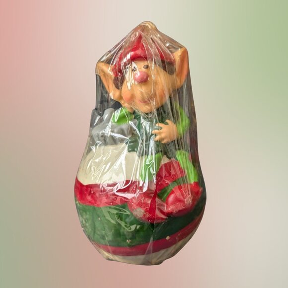 Vintage Carlton Cards Elf Candle (Sealed) – Made in Hong Kong 🎅 - Picture 1 of 3